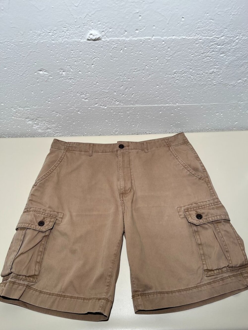Arizona Jeans Men's Vintage Khaki Cargo Shorts